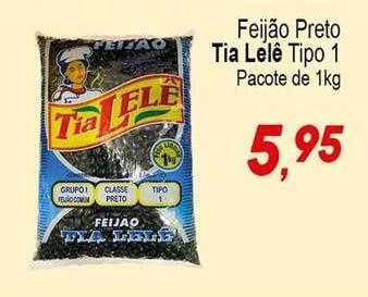 Feijão preto tia lelê tipo 1