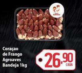 Sj Supermercados Coraçao de frango agroaves bandeja oferta