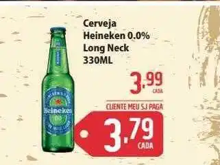 Sj Supermercados Cerveja heineken 0.0% long neck oferta