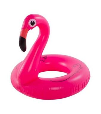 Freitas Varejo Boia circular inflável flamingo world brinquedos 1m rf1908 oferta