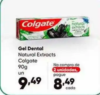 Zaffari Gel dental natural extracts colgate oferta