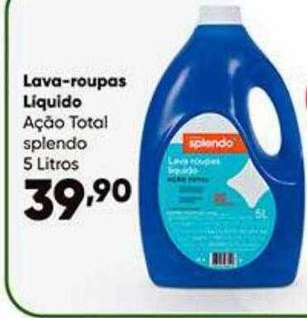 Zaffari Lava-roupas líquido ação total splendo oferta