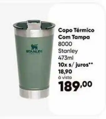 Copo térmico com tampa 8000 stanley