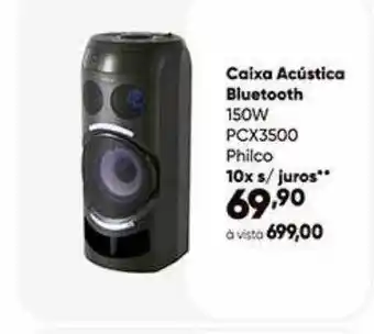 Zaffari Caixa acústica bluetooth 150w pcx3500 philco oferta