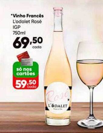 Zaffari Vinho francês l'odalet rosé igp oferta