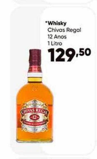 Zaffari Whisky chivas regal 12 anos oferta