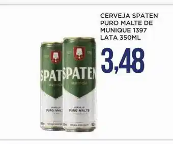 Apoio Mineiro Cerveja spaten puro malte de munqiue 1397 lata oferta