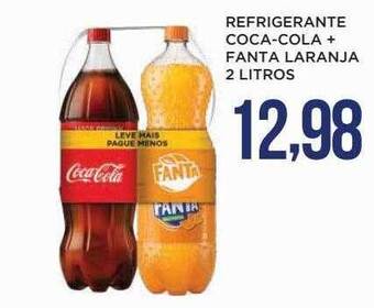 Apoio Mineiro Refrigerante coca-cola + fanta laranja oferta