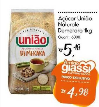 Açúcar união naturale demerara