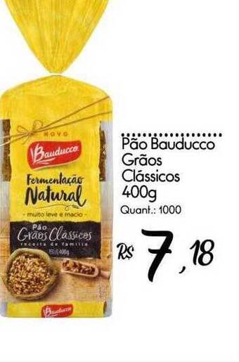 Giassi Supermercados Pão bauducco grãos clássicos oferta