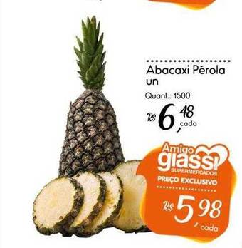 Giassi Supermercados Abacaxi pérola oferta