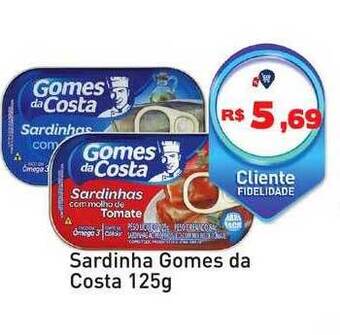 Tonin Superatacado Sardinha gomes da costa oferta