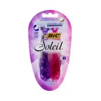 Supermercados Pague Menos Aparelho de barbear bic soleil rosa/roxo com 2 unidades oferta