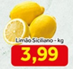 Shibata Supermercados Limao Siciliano 1kg oferta