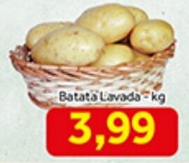 Shibata Supermercados Batata Lavada 1kg oferta