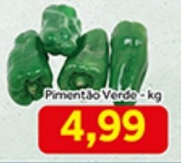 Pimentao Verde 1kg