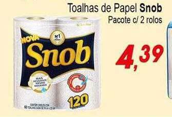 Villefort Atacadista Toalhas de papel snob oferta