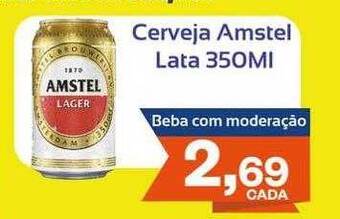Supermercados Planalto Cerveja amstel lata oferta