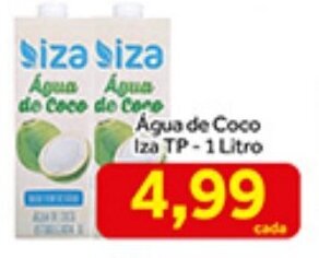 Shibata Supermercados Agua de Coco Iza Tp 1L oferta