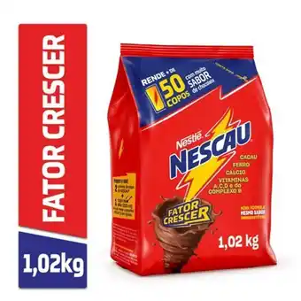 Rede Top Achocolatado em pó nescau 1,02 kg oferta