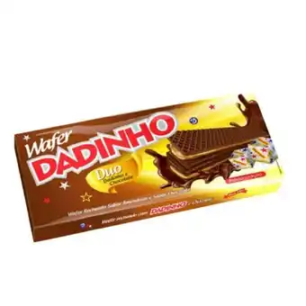 Wafer duo sabor dadinho e chocolate dadinho 90g