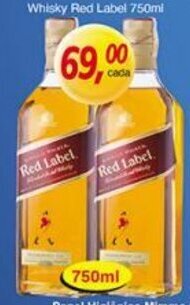 Whisky Red Label 750ml