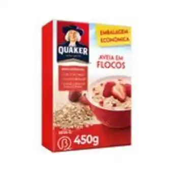 Sam's Club Aveia em flocos regulares quaker caixa 450g embalagem econômica oferta