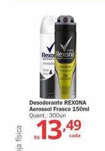 Althoff Supermercados Desodorante rexona aerossol frasco oferta