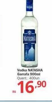 Vodka natasha garrafa