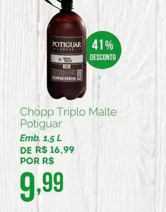 Chopp triplo malte potiguar 41% desconto