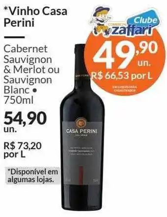 Zaffari Vinho casa perini oferta