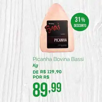 Oba Hortifruti Picanha bovina bassi kg 31% desconto oferta
