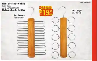 Linha avulsa de cabide home space