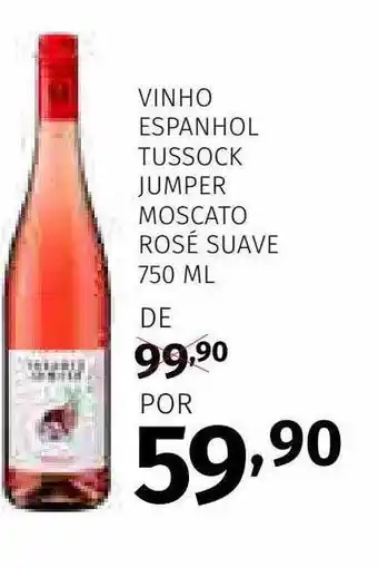 Super Nosso Vinho espanhol tussock jumper moscato rosé suave oferta