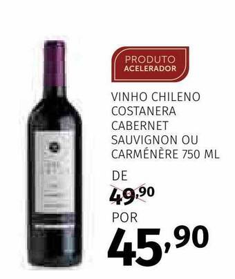 Super Nosso Vinho chileno costanera cabernet sauvignon ou carménère oferta