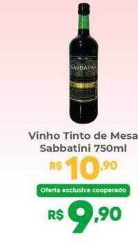 Coocerqui Vinho tinto de mesa sabbatini oferta
