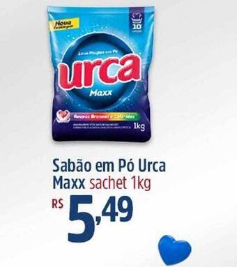 Quartetto Supermercados Sabão em pó urca maxx oferta