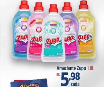 Quartetto Supermercados Amaciante zupp oferta