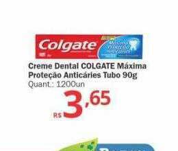 Althoff Supermercados Creme dental colgate máxima proteção anticáries tubo oferta