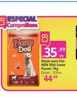 Althoff Supermercados Ração para cão new dog carne pacote oferta