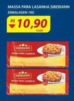 Assaí Atacadista Massa para lasanha siberiann oferta