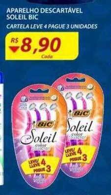 Assaí Atacadista Aparelho descartavel soleil bic oferta