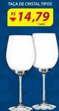 Assaí Atacadista Taça de cristal tipos oferta