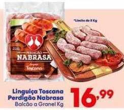 Barracão Supermercado Linguiça toscana perdigão nabrasa oferta