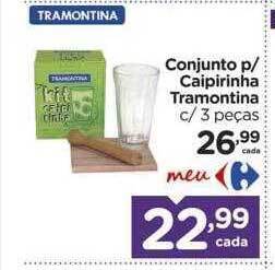 Carrefour Conjunto p- caipirinha tramontina c- 3 peças oferta