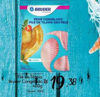 Filé de tilápia bruder congelado