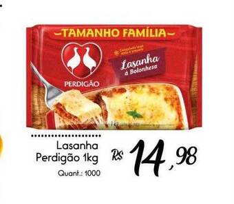 Giassi Supermercados Lasanha perdigão oferta