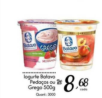 Giassi Supermercados Iogurte batavo pedaços ou grego oferta