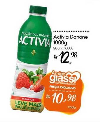 Giassi Supermercados Activia danone oferta