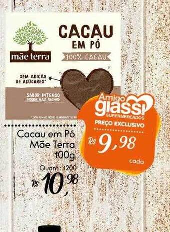 Giassi Supermercados Cacau em pó mãe terra oferta